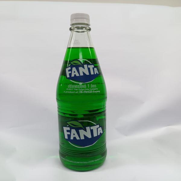 Fanta Green in Returned Glass Bottle