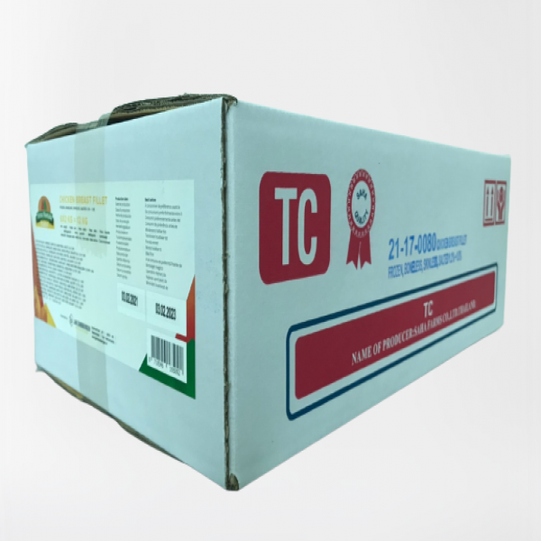 Chicken Breast Fillet Frozen, Boneless, Skinless, Salted 1.2% - 1.6%