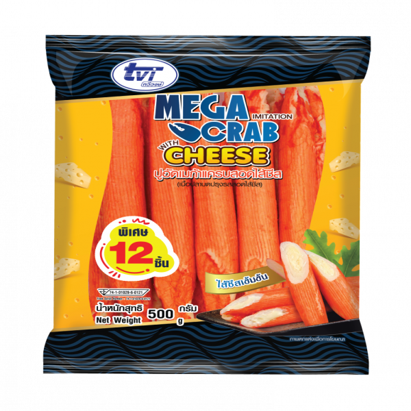 FROZEN MEGA IMITATION CRAB WITH CHEESE