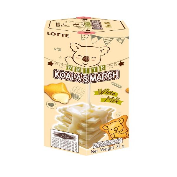 WHITE KOALA'S MARCH BISCUITS WITH MILK CREAM AND CHEESE FILLING (LOTTE ®)