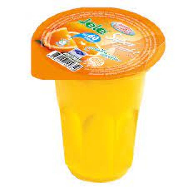 Jelly Carrageenan Mixed Konyakku and 15% White Grape Juice Orange Flavour