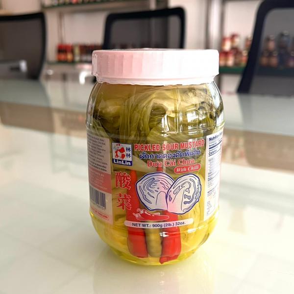 ผักกาดดองคัดพิเศษ มีพริก