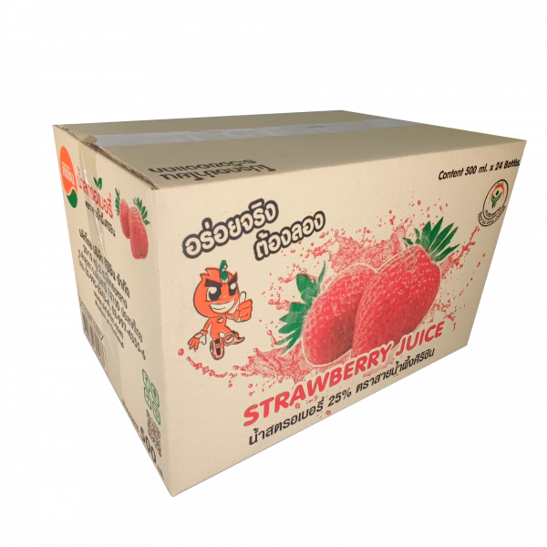 น้ำสตรอเบอร์รี่   25 %