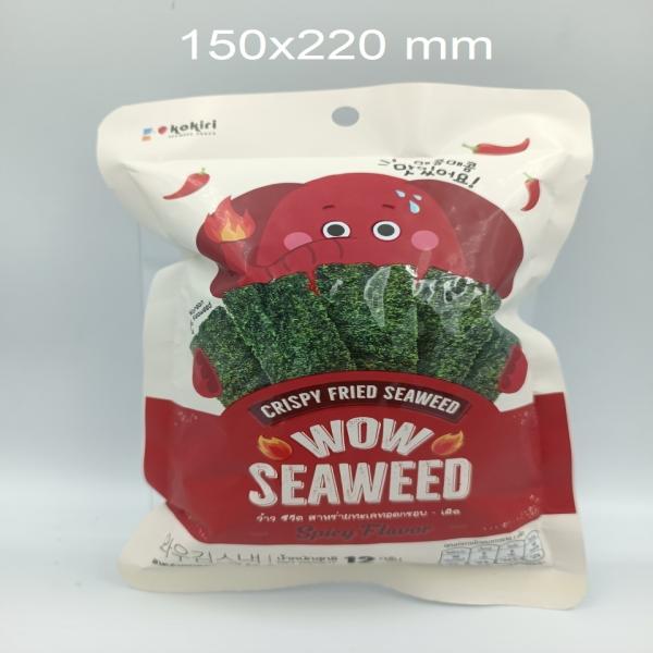 WOW SEAWEED CRISPY FRIED SEAWEED SPICY FLAVOUR KOKIRI BRAND