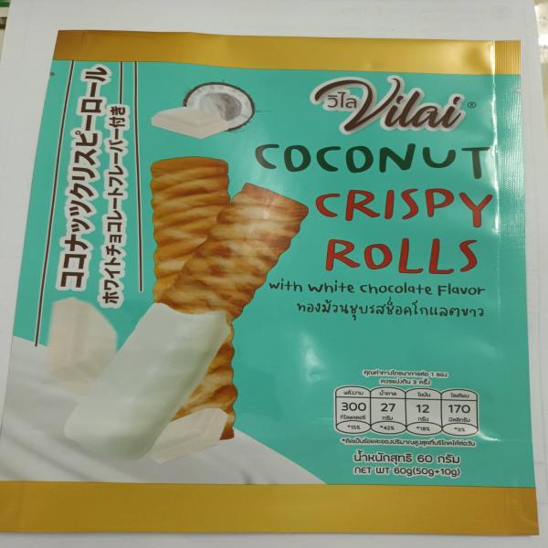 CRISPY ROLL with White Chocolate Flavor