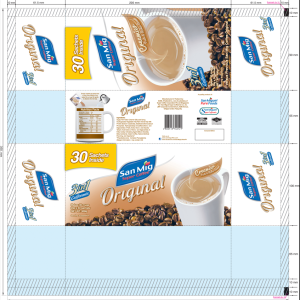 ซาน มิก คอฟฟี่ ออริจินอล 3 อิน 1 คอฟฟี่มิกซ์