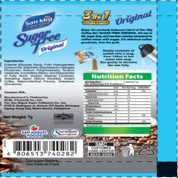 ซาน มิก คอฟฟี่ ชูการ์ ฟรี ออริจินัล