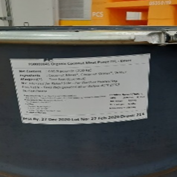 เนื้อมะพร้าวอินทรีย์บดแช่เย็น