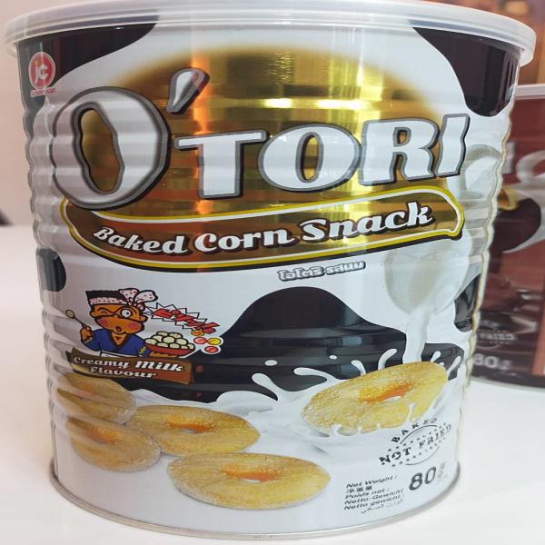 ขนมข้าวโพดอบกรอบ รสนม