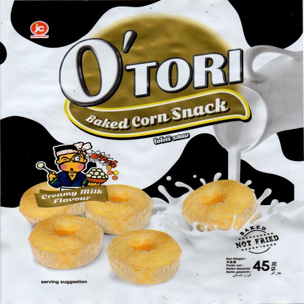 CREAMY MILK FLAVOR CORN SNACK