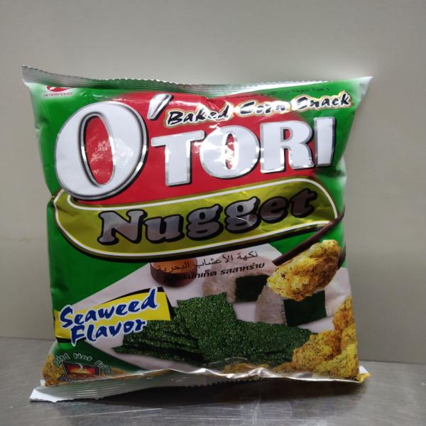 Baked corn snack Seaweed flavor