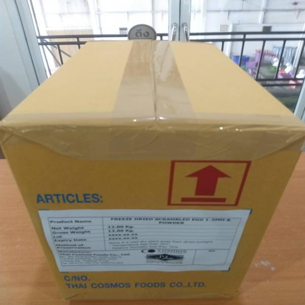 FREEZE DRIED SCRAMBLED EGG 3 -9 MM. Egg 1-3 mm., Egg powder