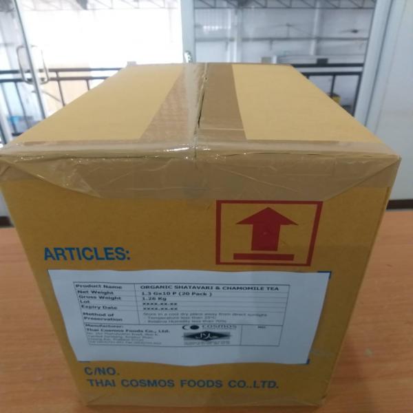 รากสามสิบและคาโมมายล์ออร์แกนิคฟรีซดราย