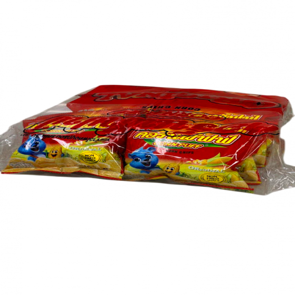 ขนมข้าวโพดอบกรอบ รสดั้งเดิม ตรา คอร์นพัฟฟ์