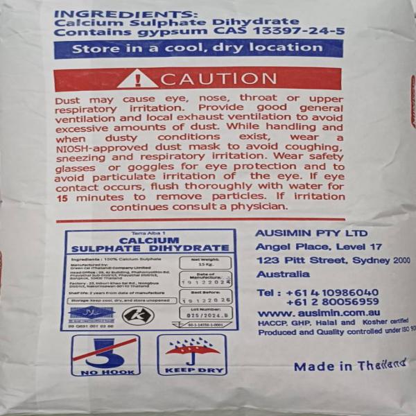 Terra Alba1 Calcium Sulphate Dihydrate