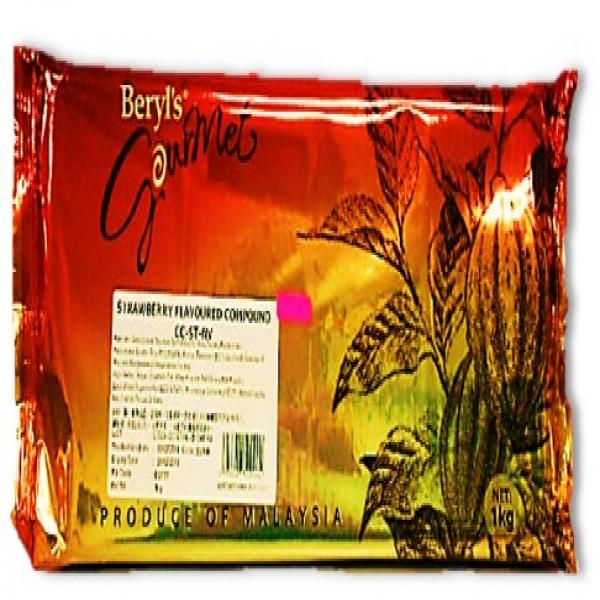 STRAWBERRY FLAVORED COMPOUND CHOCOLATE (CC-ST-NV) (BERYL'S GOURMET ® )