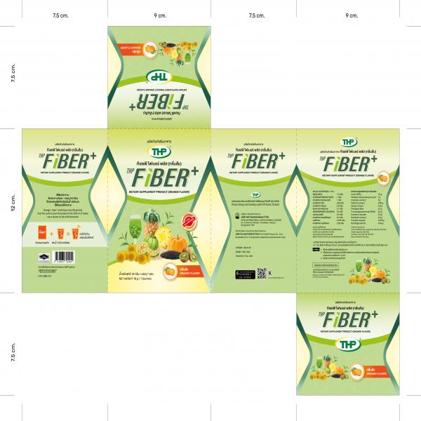 THP FIBER PLUS DIETARY SUPPLEMENT PRODUCT (ORANGE FLAVOR)