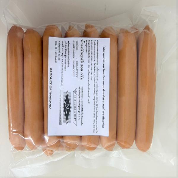 ไส้กรอกไก่รมควันหนังกรอบแฟรงค์เฟอเทอร์