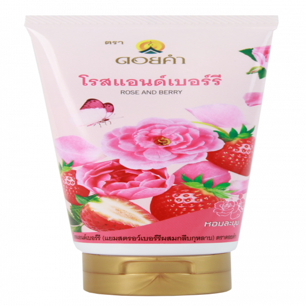 ROSE AND BERRY (STRAWBERRY AND ROSE PETAL JAM) DOI KHAM BRAND