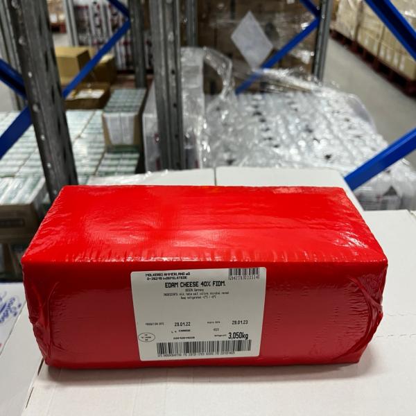 EDAM CHEESE BLOCK (NAMED CHEESE) ( HORECA BRAND)