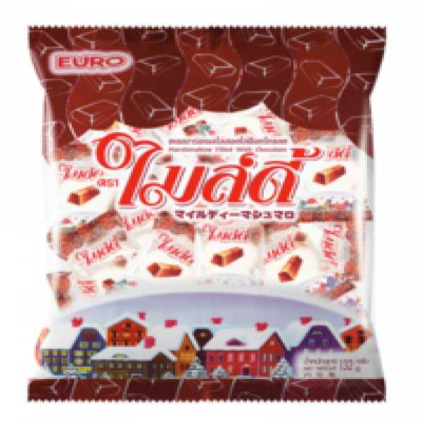 MASHMALLOW FILLED WITH CHOCOLATE FLAVOURED CREAM