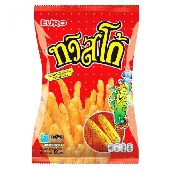 Corn Snack with BBQ Corn Flavour 