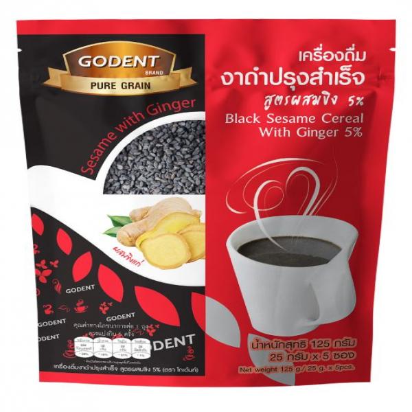 เครื่องดื่มงาดำปรุงสำเร็จสูตรผสมขิง