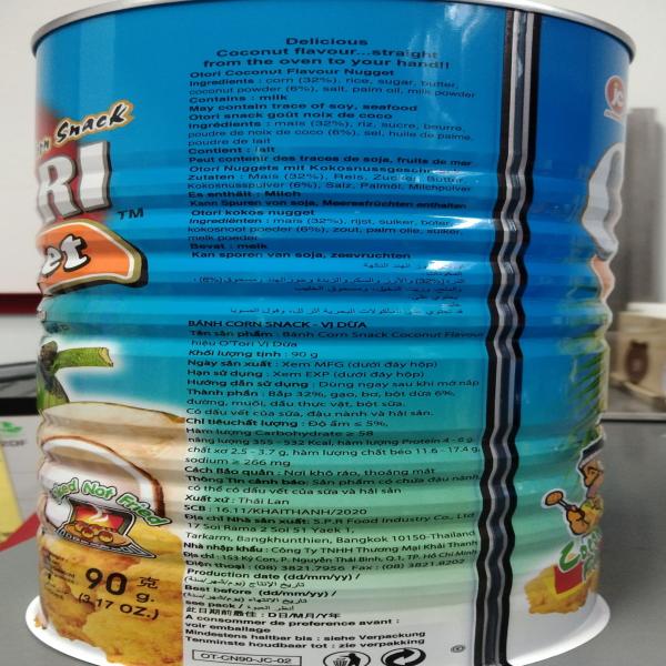 COCONUT FLAVOR CORN SNACK