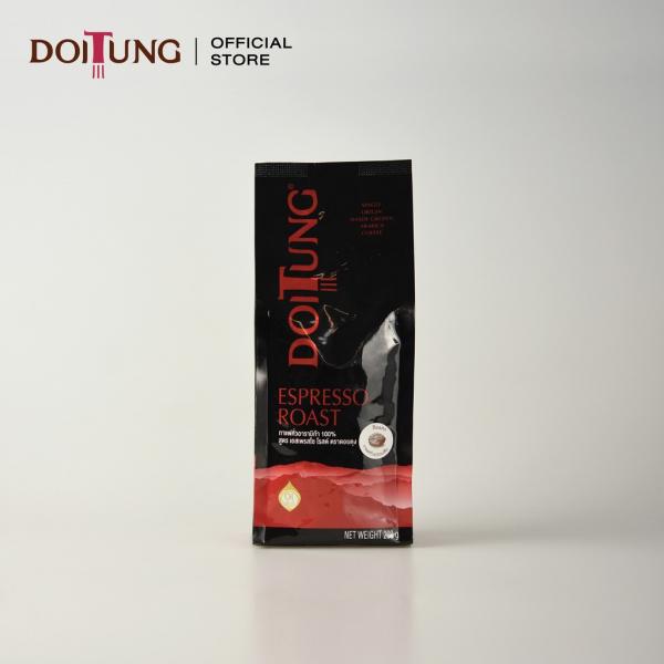 เมล็ดกาแฟอาราบิก้าแท้คั่ว สูตรเอสเปรสโซ (ตราดอยตุง)
