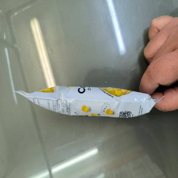 Freeze Dried Sweet Corn Coated with White Chocolate