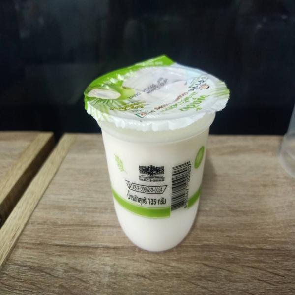 พุดดิ้งมะพร้าวอ่อน