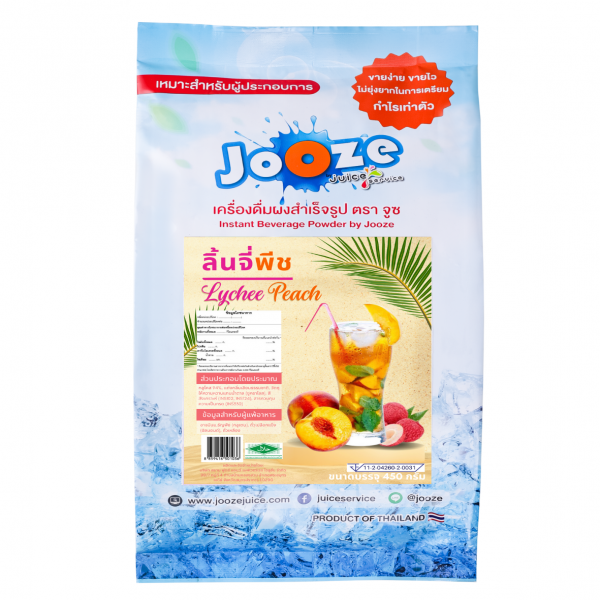 เครื่องดื่มผงรสลิ้นจี่พีช