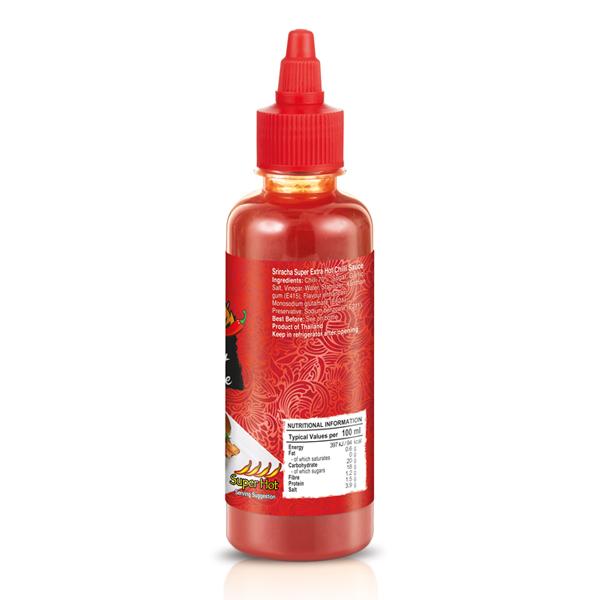 SRIRACHA SUPER EXTRA HOT CHILLI SAUCE