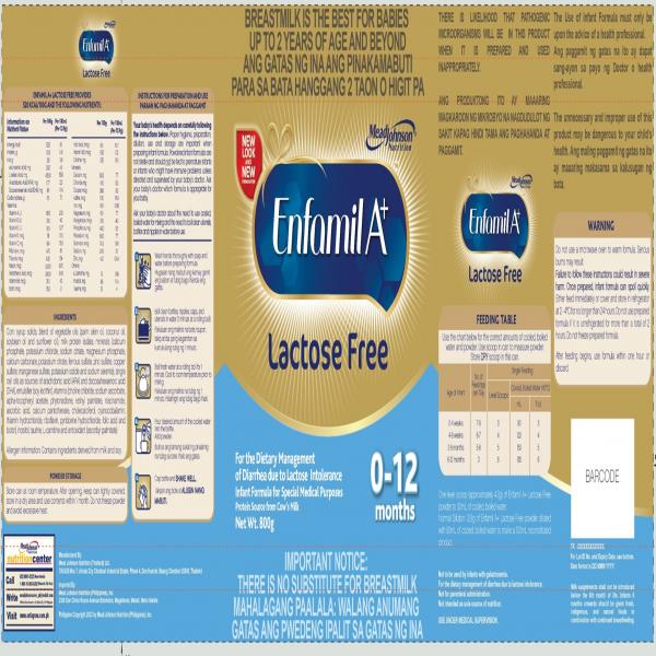 ENFAMIL A+ LACTOSE FREE