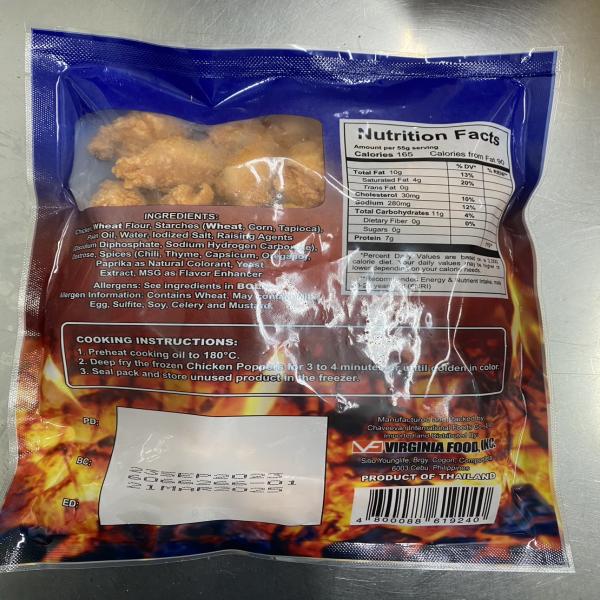KRUNCHY SPICY CHICKEN POPPERS 450 G