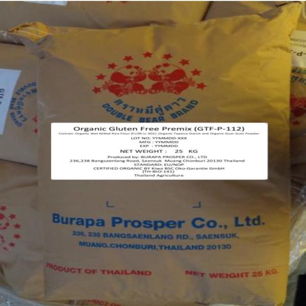 Organic Gluten Free Premixed Flour