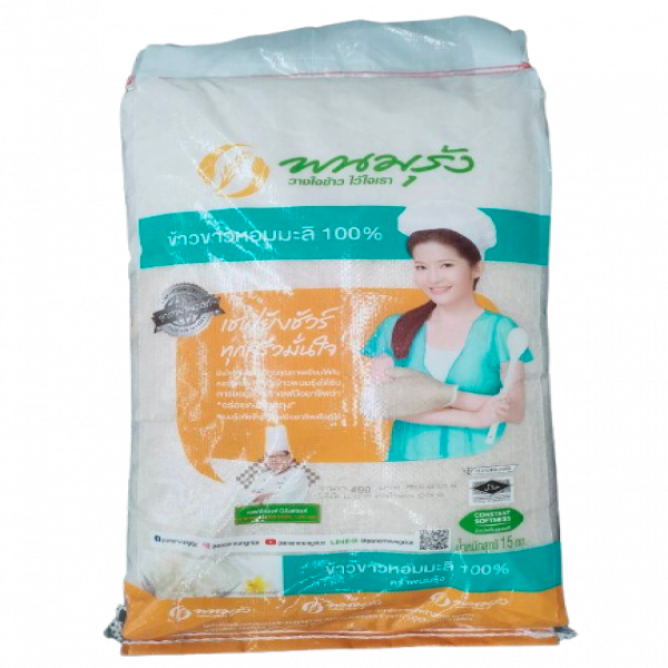 ข้าวขาวหอมมะลิ  100%