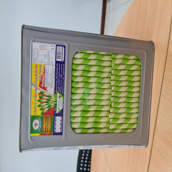 Pandan Cream Wafer Roll Stick