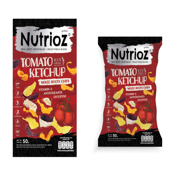 Mixed Roots Chips Tomato Sauce Flavor