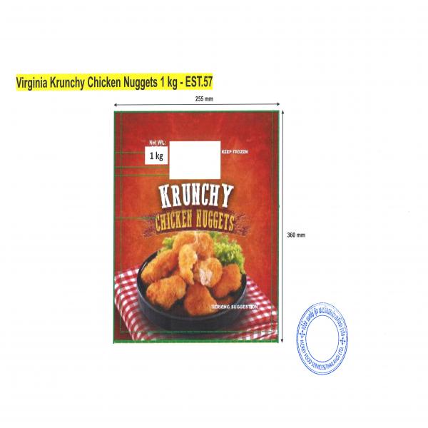 Virginia Krunchy Chicken Nuggets 1 kg