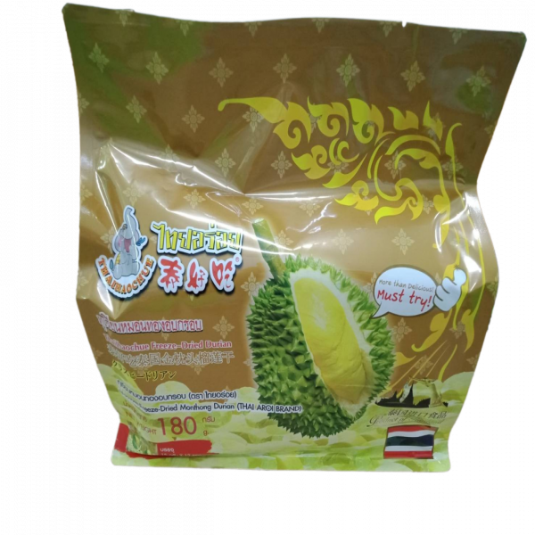 Vacuum Freeze-Dried Monthong Durian (THAI AROI BRAND)