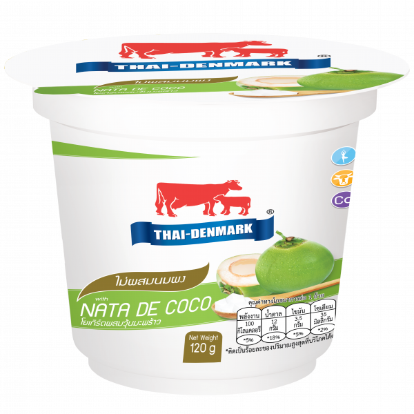 โยเกิร์ตผสมวุ้นมะพร้าว