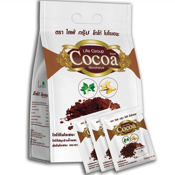 INSTANT COCOA MIXED POWDER  WITH DERRIS SCANDENS BENTH AND MOROHEIYA