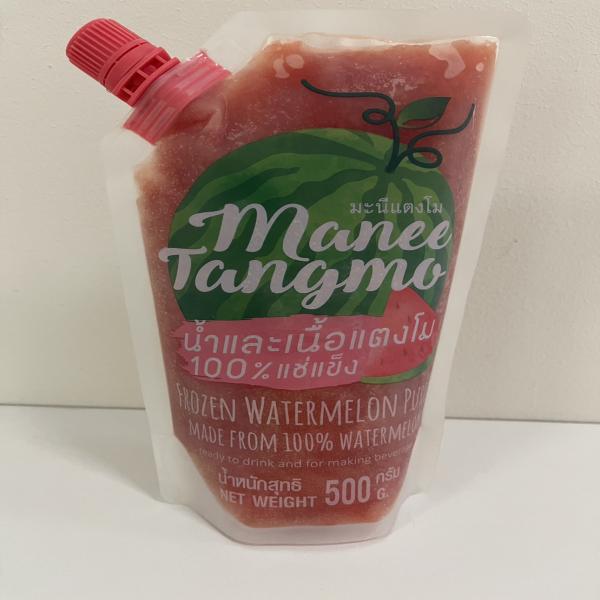 น้ำและเนื้อแตงโม 100 % แช่แข็ง