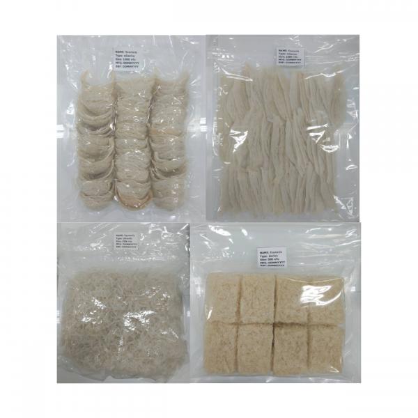 Dry Cleaned Brid’s Nest: Cup Shape, Flat Shape, Single line, Cube and Flake