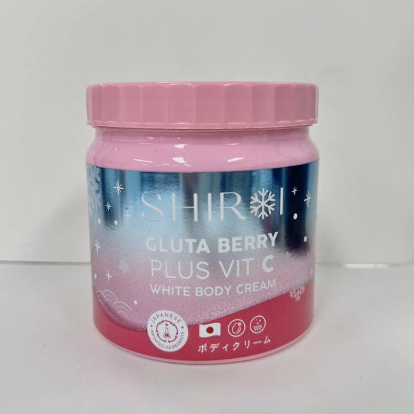 ชิโรอิ กลูต้า เบอร์รี่ พลัส วิต ซี ไวท์ บอดี้ ครีม
