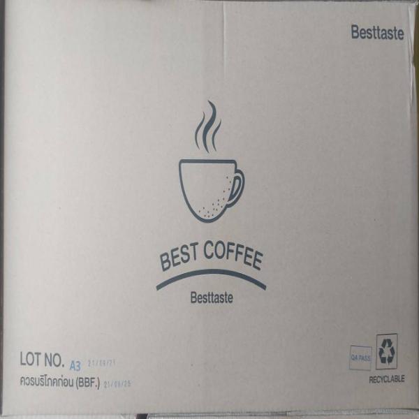 กาแฟสำเร็จรูปผสมชนิดเกล็ด สูตร 3 ตราเบสท์คอฟฟี่