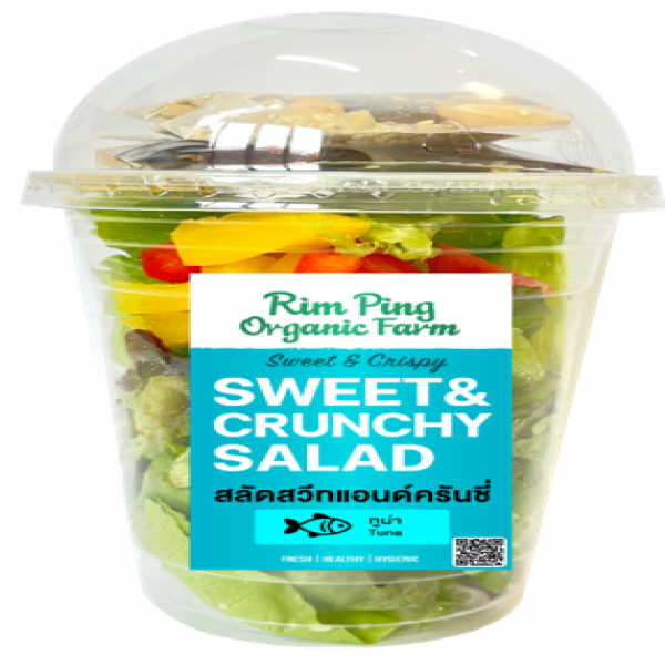สวีทแอนด์ครันชี่สลัด (สูตรน้ำสลัดงาญี่ปุ่นผสมทูน่า)