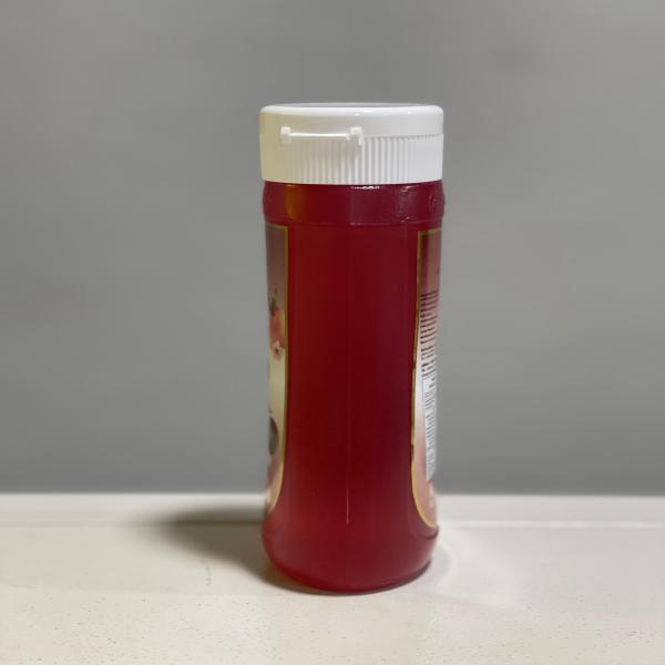 Concentrated peach flavour syrup