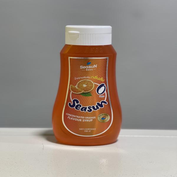 Concentrated orange flavour syrup